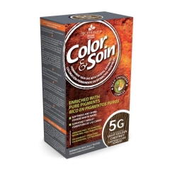 Color Soin Organik 5G Light Golden Chestnut Saç Boyası - 1