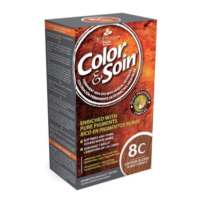 Color Soin Organik 8C Copper Blond Saç Boyas - 1