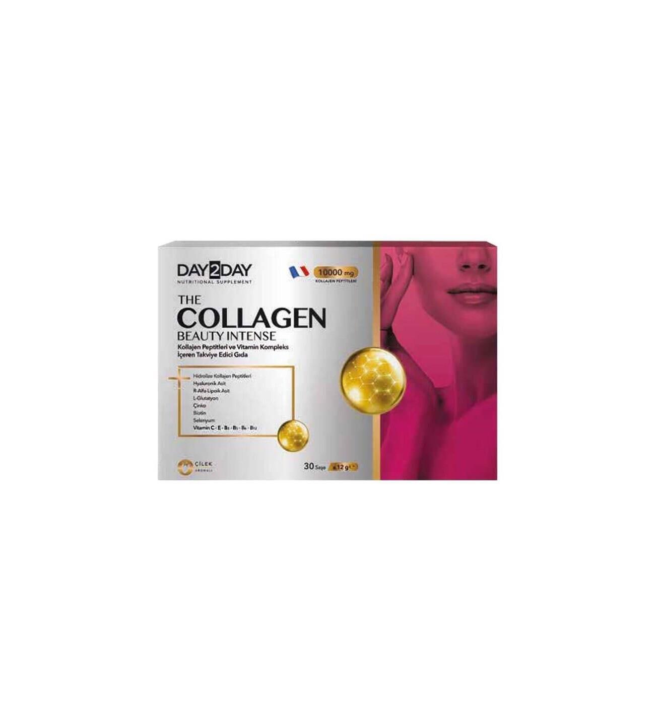 Day2Day The Collagen Beauty İntense 30 saşe 12 gr (Çilek) 1 ALANA 1 BEDAVA - 1