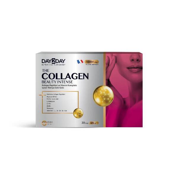 Day2Day The Collagen Beauty İntense 30 saşe 12 gr (Çilek) - 1