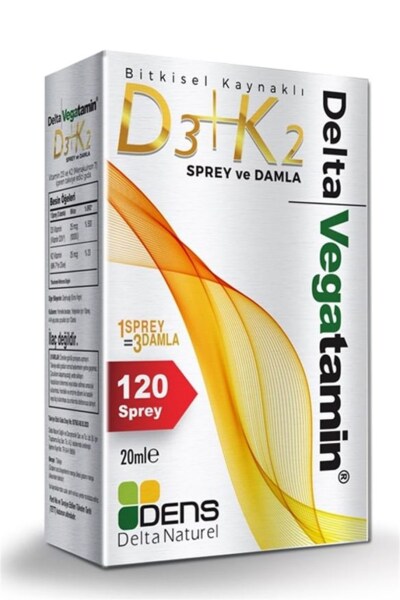 Delta Vegatamin D3+K2 120 Sprey - 1