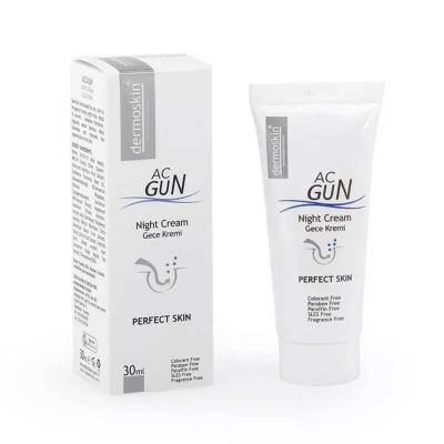 Dermoskin Acnegun Gece Bakım Kremi 30 ml - 1