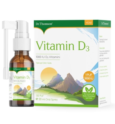 Dr. Thomson Vitamin D3 1000 IU Sprey 20 ml - 1