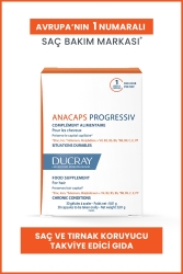 Ducray Anacaps Progressiv Saç Koruyucu Takviye Edici Gıda 30 kapsül - 1