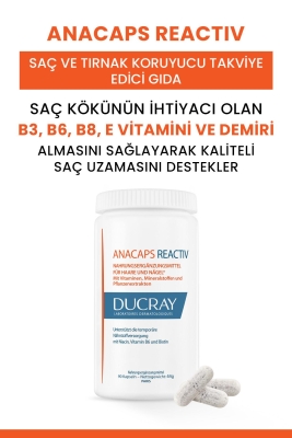 Ducray Anacaps Reactiv Saç ve Tırnak Koruyucu Takviye Edici Gıda 30 kapsül - 3