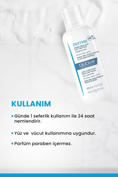 Ducray Dexyane Balm Cilt Bariyerini Beslemeye ve Onarmaya Yardımcı Balm 400ml - 3