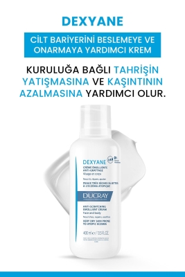 Ducray Dexyane Creme Emolliente 400 ml Kaşıntıya Karşı Krem - 2