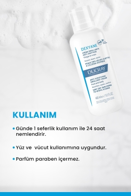 Ducray Dexyane Creme Emolliente 400 ml Kaşıntıya Karşı Krem - 3