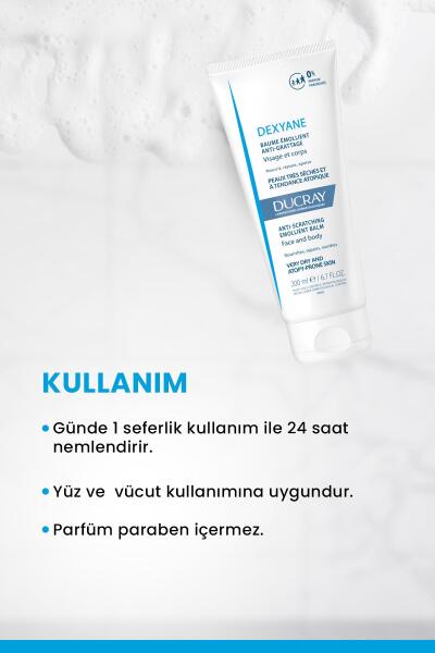 Ducray Dexyane Balm Cilt Bariyerini Beslemeye ve Onarmaya Yardımcı Balm 200ml - 3