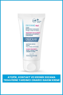 Ducray Dexyane MeD Krem Atopik, Kontakt ve Kronik Egzama Tedavisine Yardımcı Onarıcı Bakım Kremi 30ml - 1