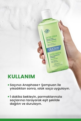 Ducray Extra Doux Şampuan Günlük Şampuan 400ml - 3