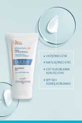 Ducray Keracnyl Fluid SPF 50+ Yağlı ve Akneye Eğilimli Ciltler İçin Güneş Koruyucu 50ml - 4