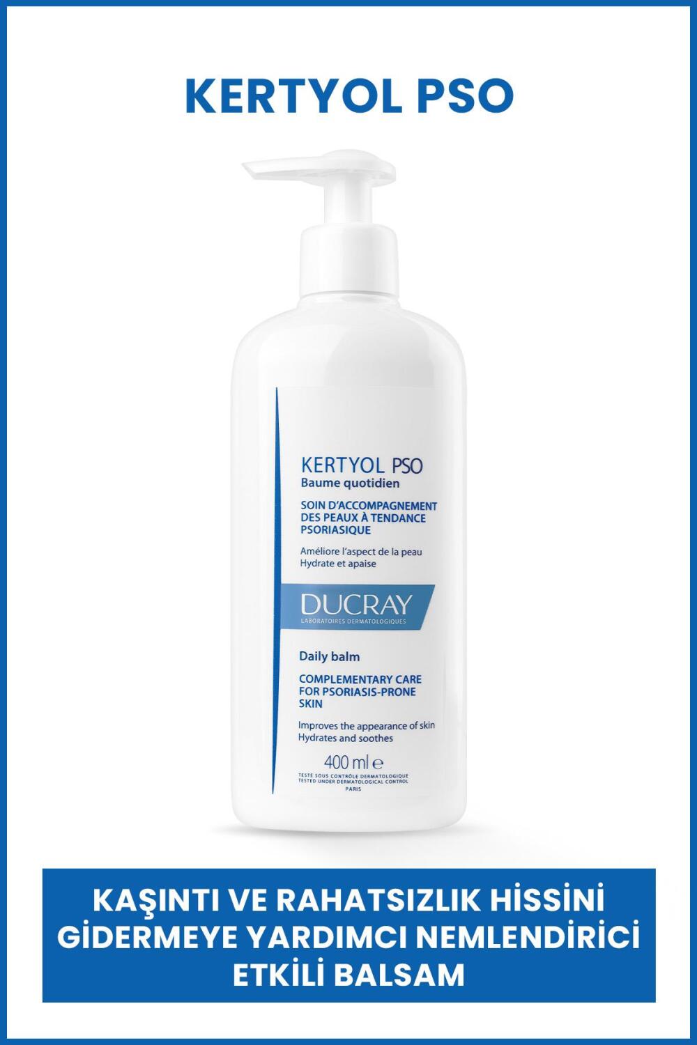 Ducray Kertyol PSO Balm Yoğun Pullanma Karşıtı Balm 400ml - 1