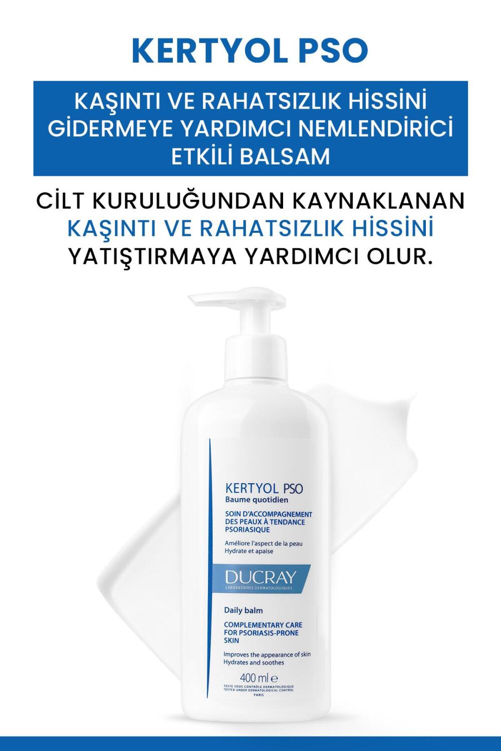 Ducray Kertyol PSO Balm Yoğun Pullanma Karşıtı Balm 400ml - 2