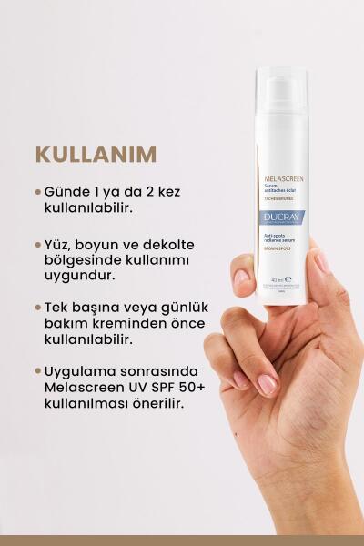 Ducray Melascreen Serum Cilt Tonunu Eşitleyici ve Aydınlatıcı Etkili Serum 40ml - 3