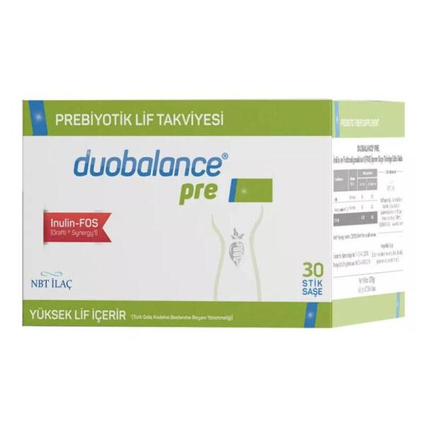 Duobalance Pre Prebiyotik Lif içeren 30 Saşe - 1