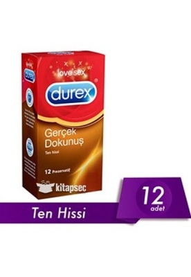 Durex Prezervatif Gerçek Dokunuş Ultra Kaygan 12li - 1