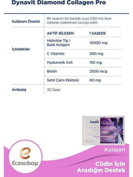 Dynavit Diamond Collagen Pro 30 Saşe - 3