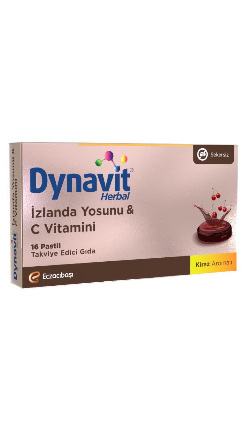 Dynavit Herbal İzlanda Yosunu C Vitamini Pastil 16 lı - 1