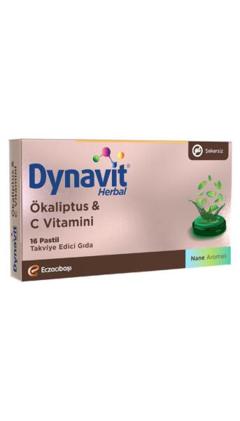 Dynavit Herbal Pastil Mentol & Okaliptus Pastil 16 lı - 1