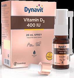 Dynavit Vitamin D3 400 IU Sprey 20 Ml - 1