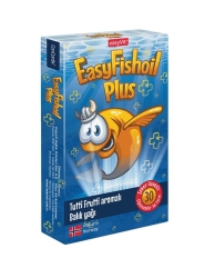 EasyFishoil Plus Tutti Frutti Çiğnenebilir Jel Tablet - 1