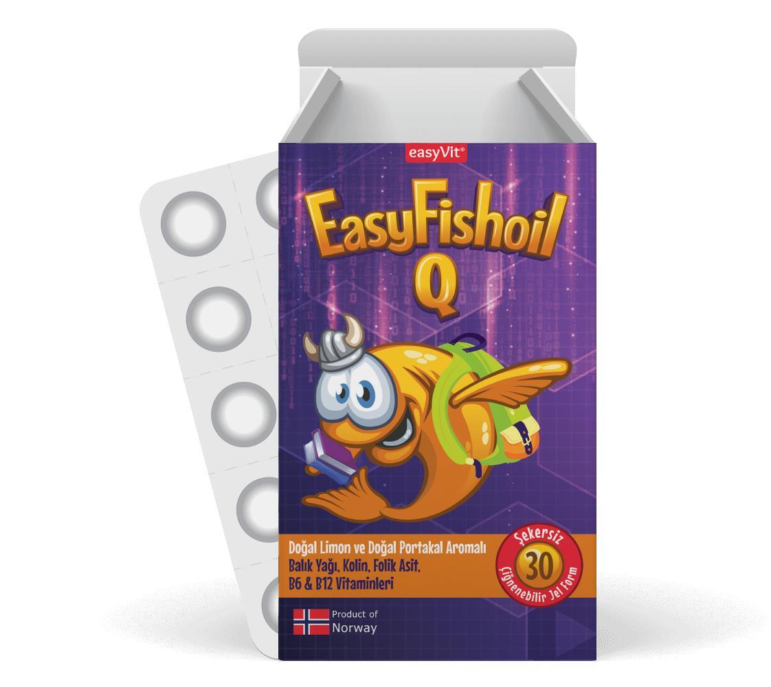 EasyVit EasyQ Omega 3 30 Çiğneme Tableti - 1