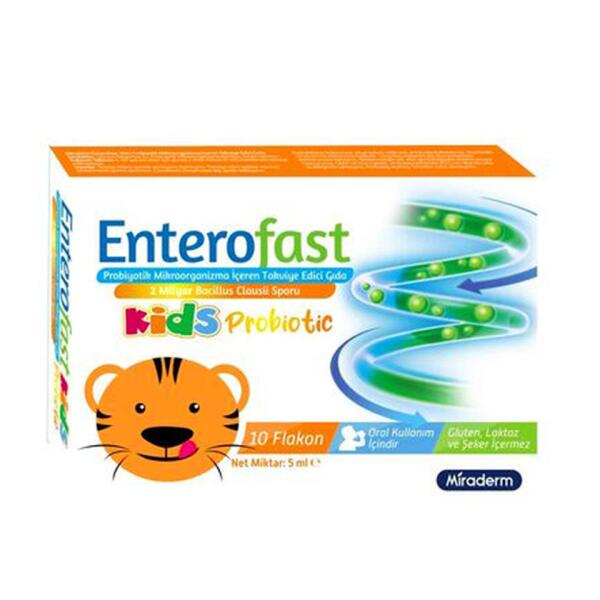 Enterofast Kids Probiotic 10 Flakon - 1