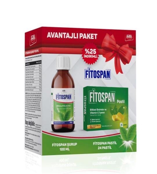 Fitospan Bitkisel Ekstreler İçeren Şurup 100 Ml x 2 Adet - 1