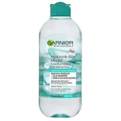 Garnier Hyaluronik Aloe Miceller Tüm Ciltler400 ml Kusursuz Makyaj Temizleme Suyu - 1