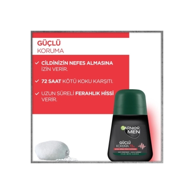 Garnier Men Güçlü Koruma Roll On 50 ml - 3