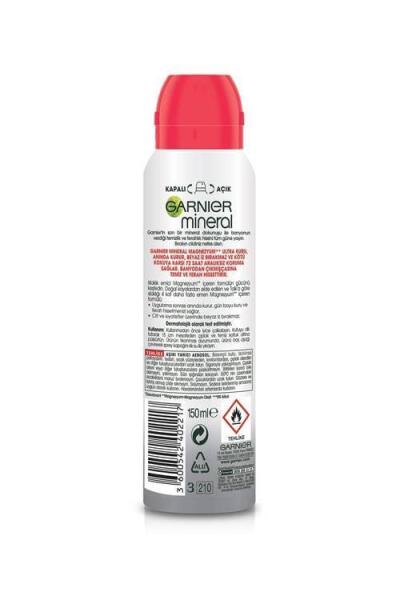 Garnier Mineral Magnezyum Ultra Kuru Deodorant 150 ml - 1