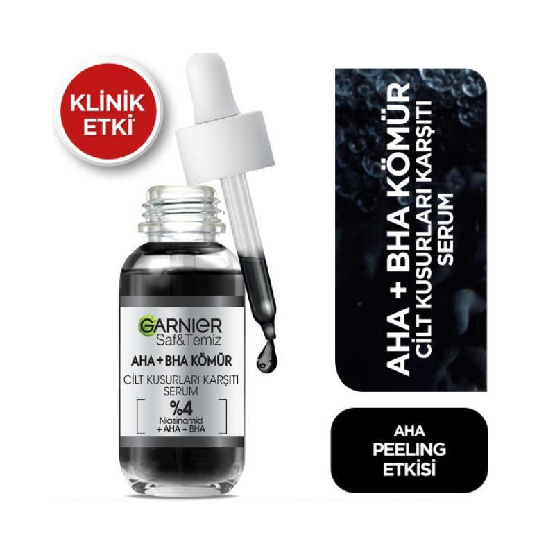 Garnier Saf & Temiz AHA+ BHA Kömür Serum 30 ml - 1