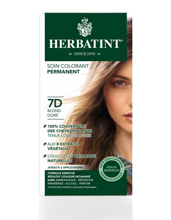 Herbatint Saç Boyası 7D Blond Dore -Golden Blonde - 1