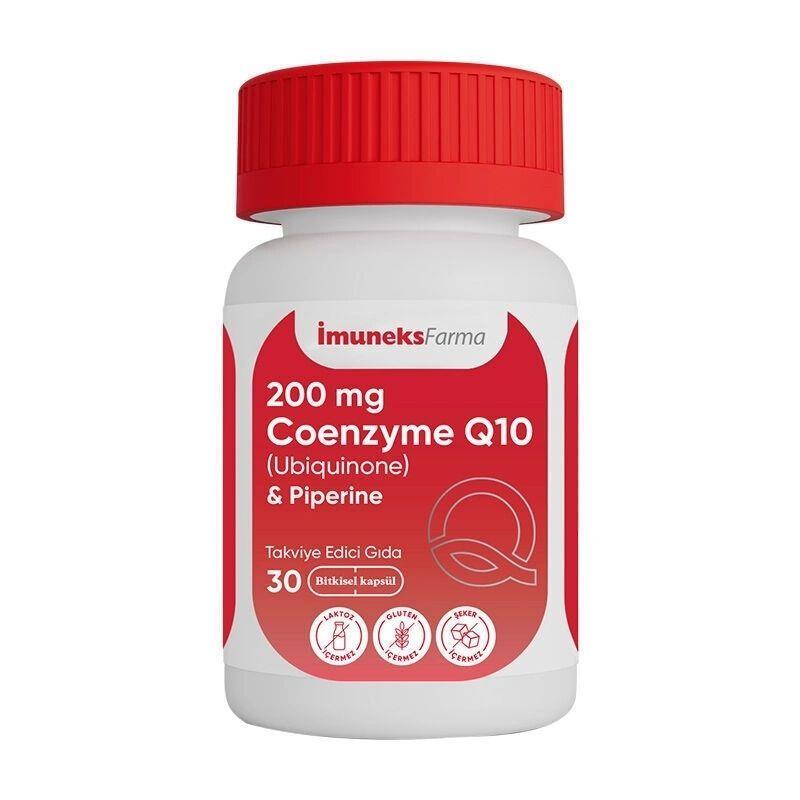 İmuneks Farma 200 mg Koenzim Q10 30 Kapsül - 1