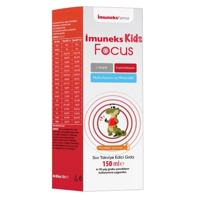 Imuneks Kids Focus Sıvı Takviye Edici 150ml - 1