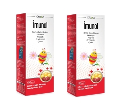 İmunol Ballı Çilek Aromalı 2li Paket 150 ml Şurup - 1