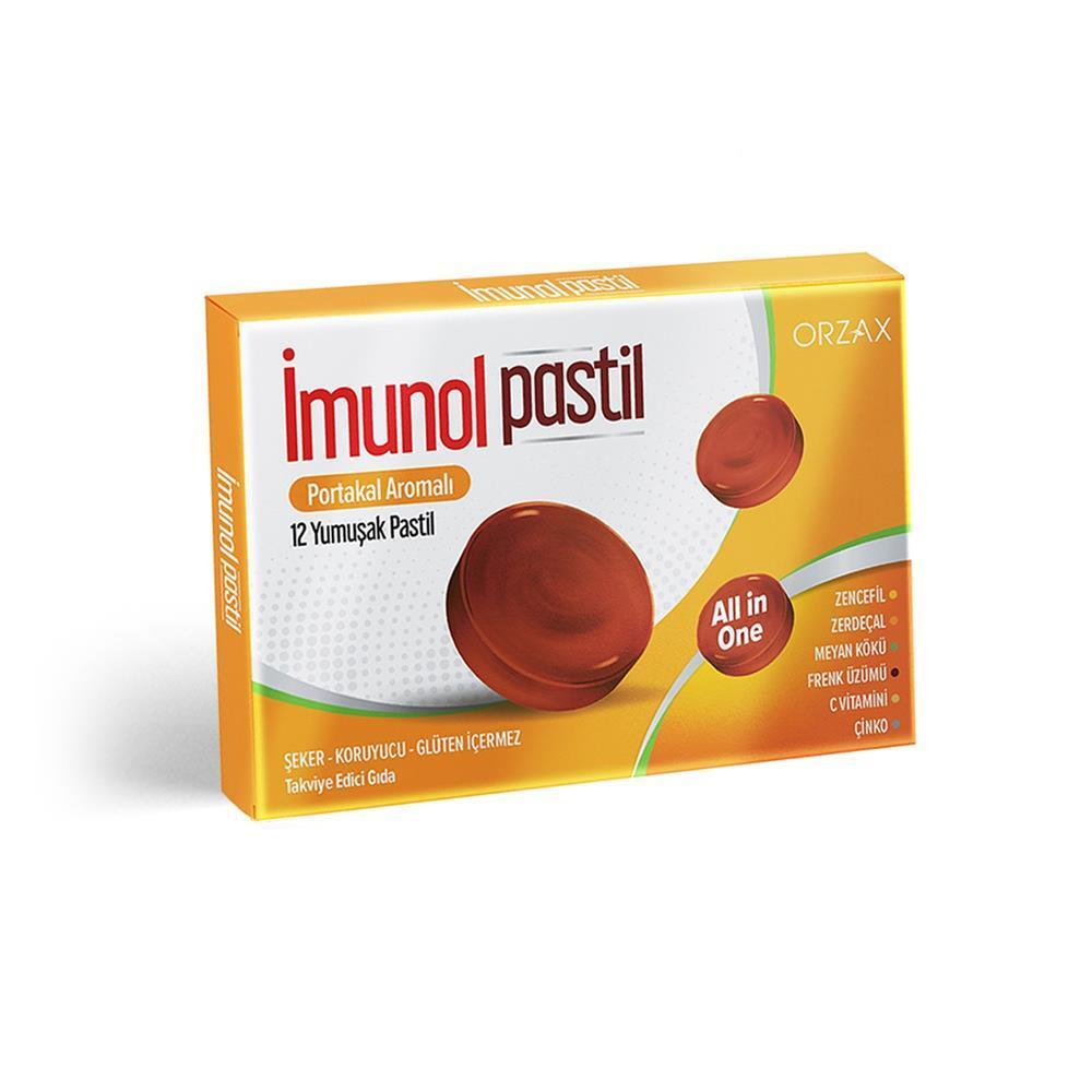 İmunol Pastil Portakal 12li - 1