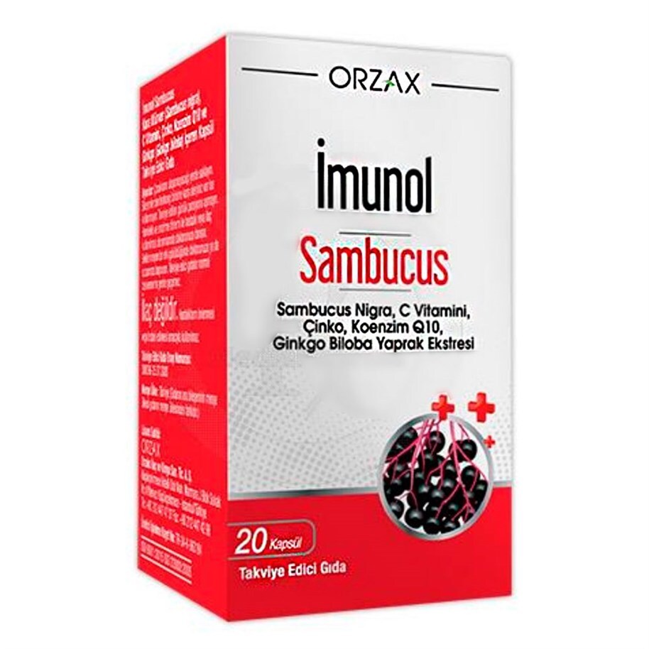 İmunol Sambucus Nigra 20 Kapsül - 1