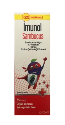 İmunol Sambucus Şurup %25 İndirimli - 1