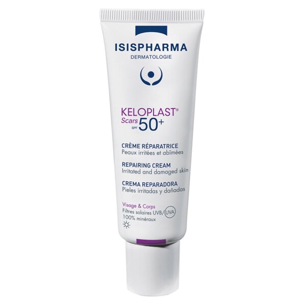 Isis Pharma Keloplast Scars Cream Spf 50+ 40 ml Yüksek Güneş Koruyucu Filtreli Onarıcı Krem - 1