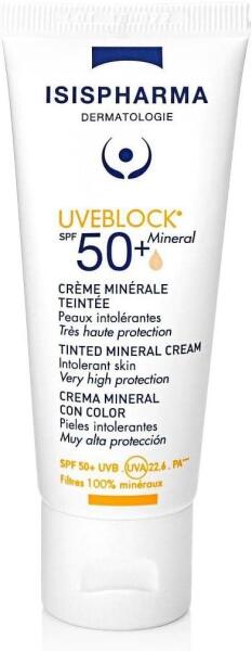 Isis Pharma Uveblock Spf 50+Tinted Mineral Cream 40 ml Renkli Güneş Koruyucu - 2