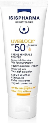 Isis Pharma Uveblock Spf 50+Tinted Mineral Cream 40 ml Renkli Güneş Koruyucu - 2