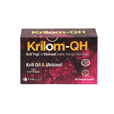 Krilom-QH Krill Oil & Ubikinol 30 Yumuşak Kapsül - 1