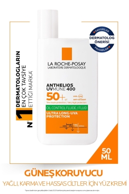 La Roche-Posay Anthelios Oil Control Fluid Yüz Güneş Kremi 50 ml - 1