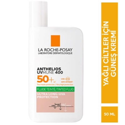 La Roche-Posay Anthelios UVmune 400 Oil Control Fluid Renkli 50 Faktör Güneş Kremi 50 ml - 2