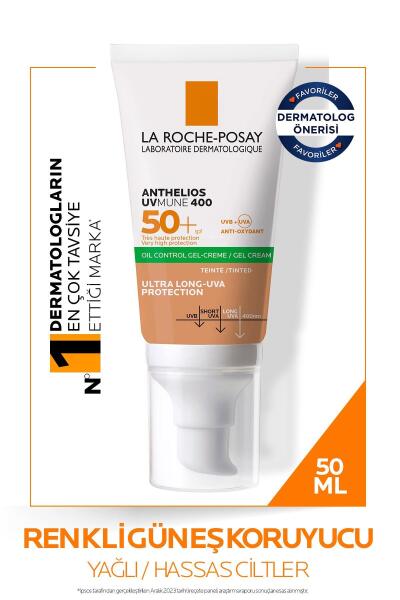 La Roche Posay Anthelios UVmune Oil Control Renkli 50 Faktör Güneş Kremi 50 ml - 1