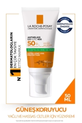 La Roche-Posay Anthelios UVmune Oil Control Renksiz 50 Faktör Jel Güneş Kremi 50 ml - 1