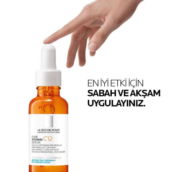 La Roche Posay C12 Işılltı Veren Antioksidan Yüz Serumu 30 ml - 3