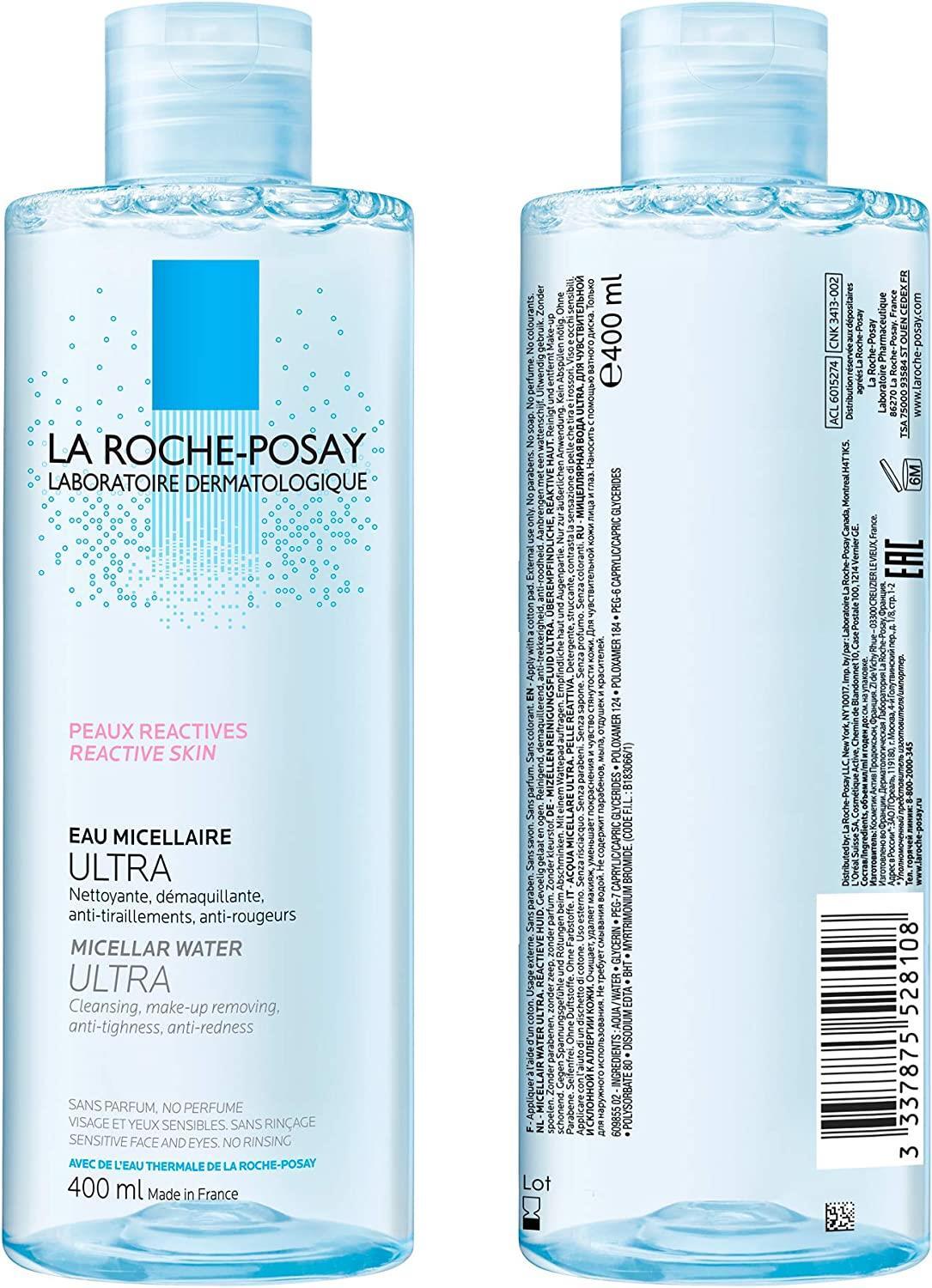 La Roche-Posay Eau Micellar Ultra Reactive 400 ml Reaktif Ciltle Misel Su - 3